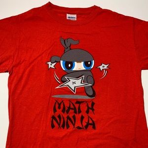 Gildan brand Math Ninja soft short sleeve tee